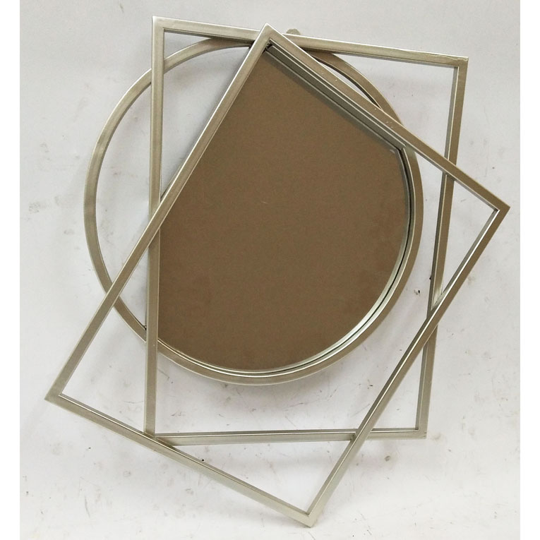 Champagne metal decorative mirror