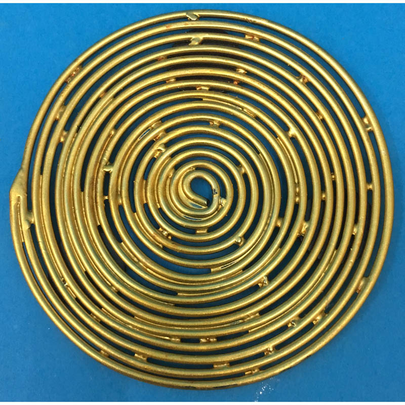 Gold color wire coaster