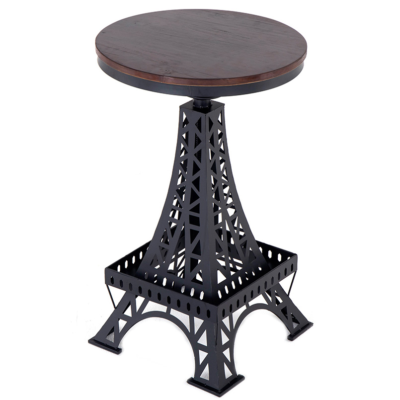 Custom order & ready to ship metal dinning table with solid wood top, sizes and colors defined by you