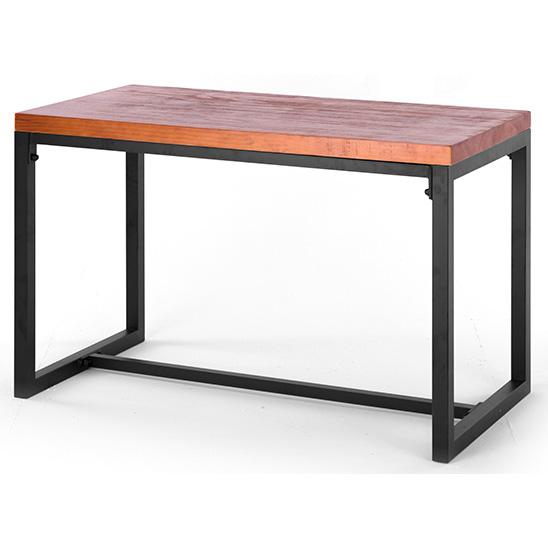 Custom order & ready to ship metal dinning table with solid wood top, sizes and colors defined by you