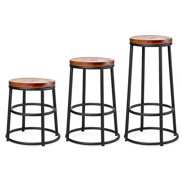 Custom order &ready to ship industrial metal bar stool or chair with kinds of combination, sizes & colors & logos defined by you