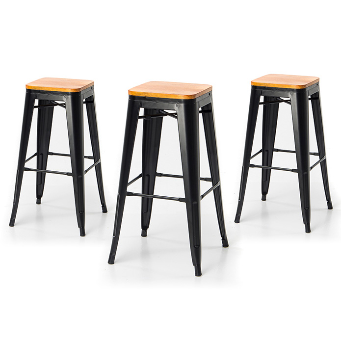 Custom order &ready to ship industrial metal bar stool or chair with kinds of combination, sizes & colors & logos defined by you