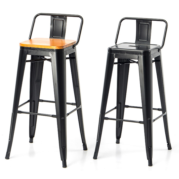 Custom order &ready to ship industrial metal bar stool or chair with kinds of combination, sizes & colors & logos defined by you