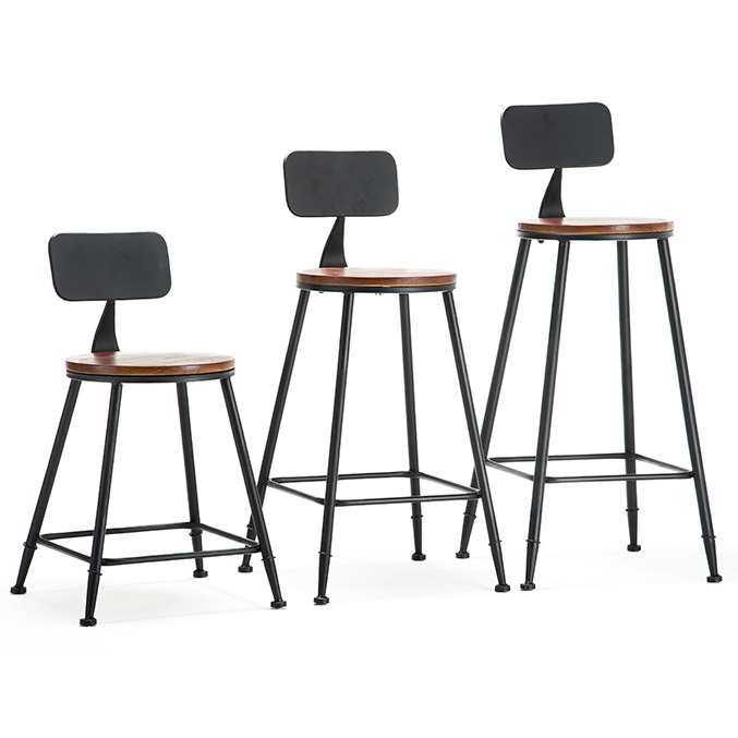 Custom order &ready to ship industrial metal bar stool or chair with kinds of combination, sizes & colors & logos defined by you