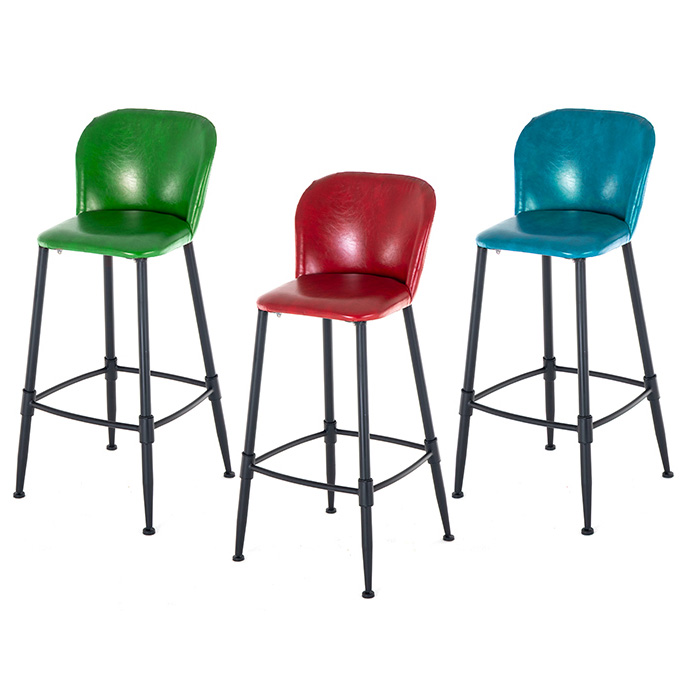 Custom order &ready to ship industrial metal bar stool or chair with kinds of combination, sizes & colors & logos defined by you