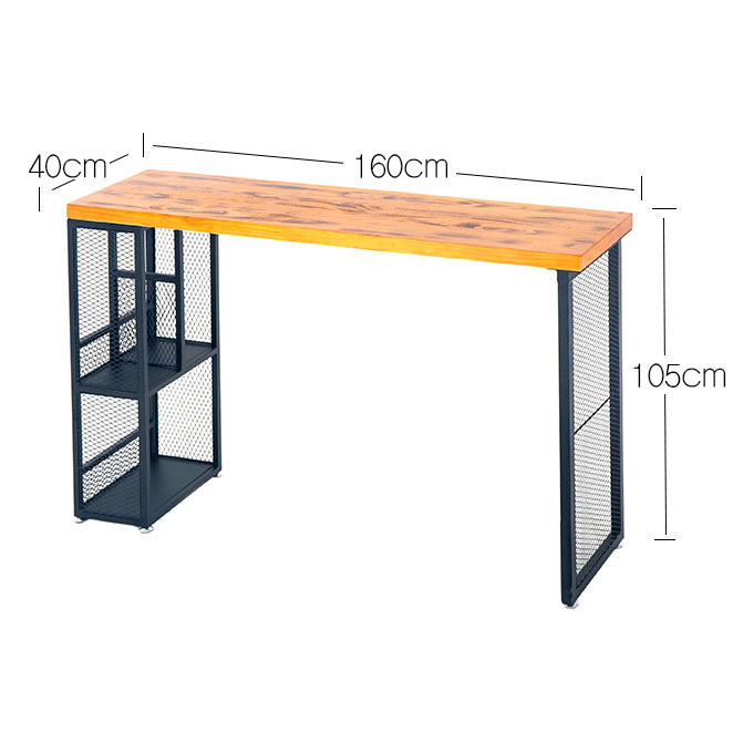 Custom order &ready to ship industrial metal bar table with kinds of combination, sizes & colors & logos defined by you