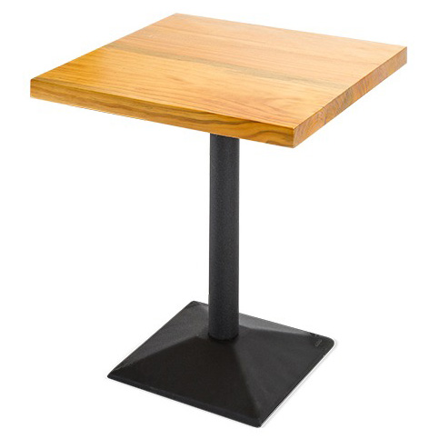 Custom order & ready to ship metal dinning table with solid wood top, sizes and colors defined by you