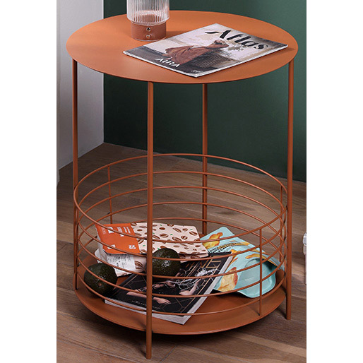 Round Metal Side Table