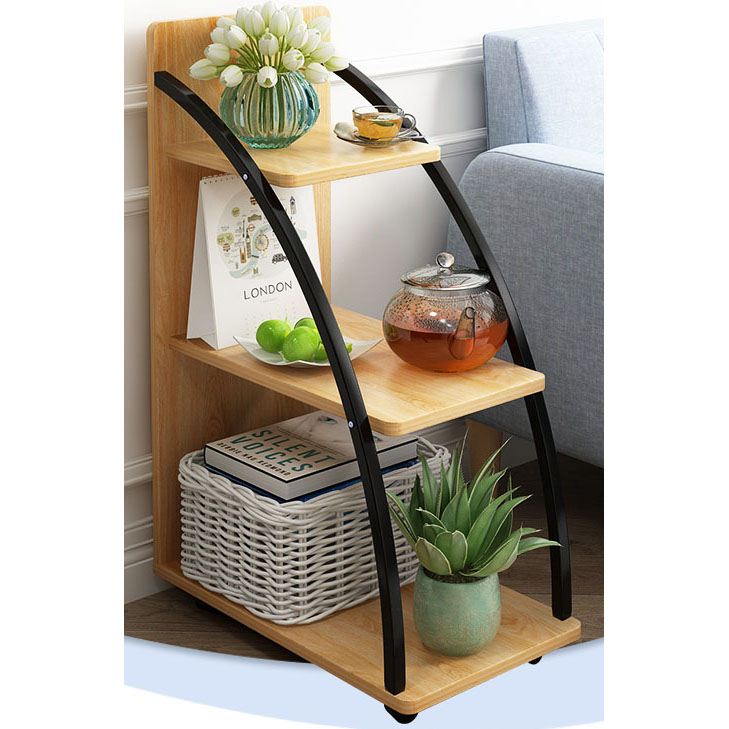 Metal/wood  book shelf, corner shelf, display shelf 