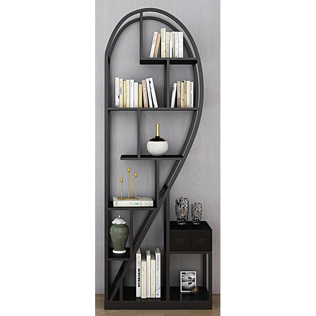 Metal  book shelf, corner shelf, display shelf 