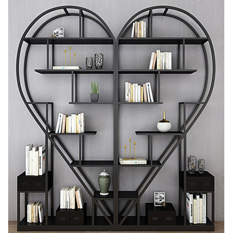 Metal  book shelf, corner shelf, display shelf 