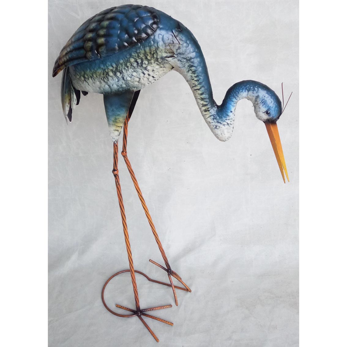 Hand-made metal garden decor bird ornament