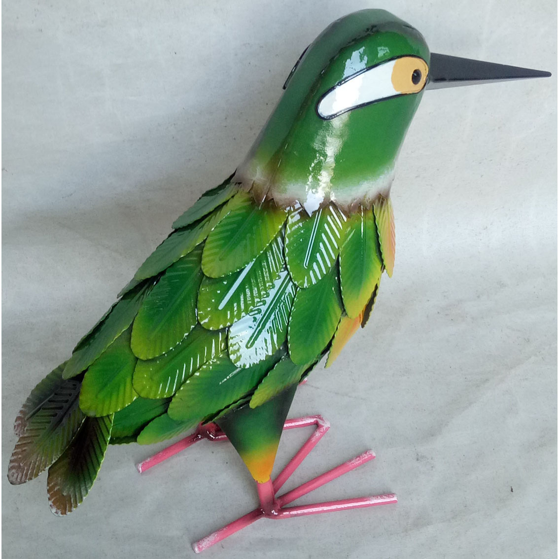 Hand-made metal garden decor bird ornament