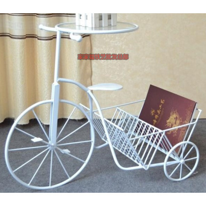 Metal bike magazine rack, magazine holder, brochure holder,newspaper rack